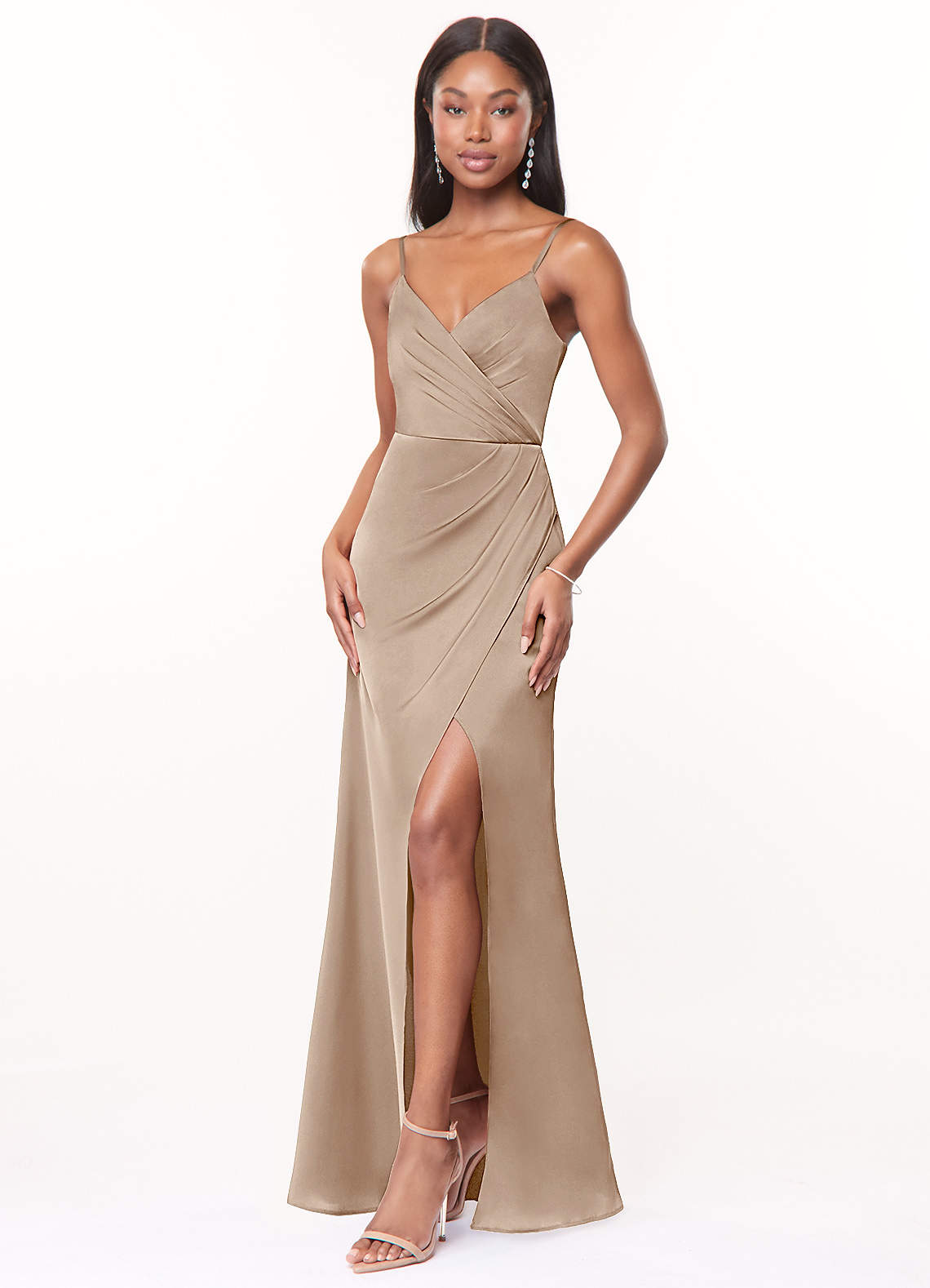 Maci Stretch-Satinkleid-AZ55088145-Endgültiger Verkauf