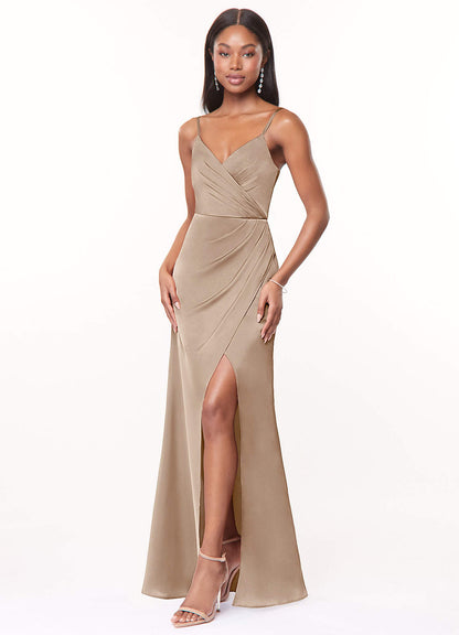 Maci Stretch-Satinkleid-AZ55088145-Endgültiger Verkauf