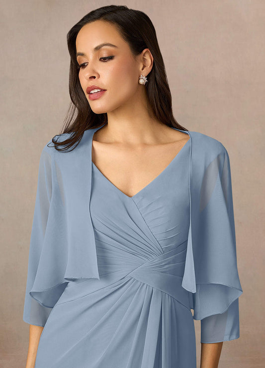 Matching Color Fisher Chiffon Wrap-AZ55175796-Letzte Chance