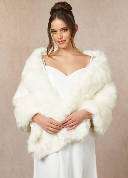 Joy Faux Fur Wrap-SF17507-Letzte Chance