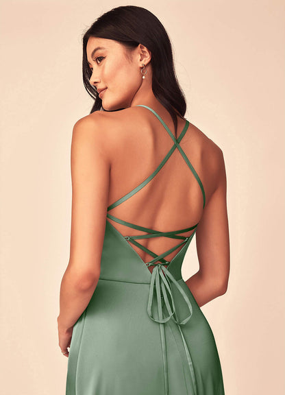 Mei Stretch-Satinkleid-AZ6570504-Letzte Chance