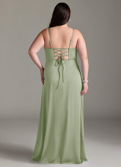 Marchella Stretch Satin Dress-AZ25884167-Endgültiger Verkauf