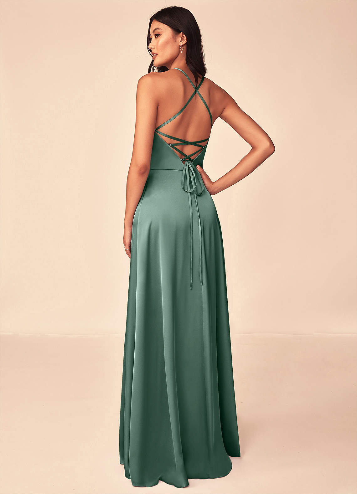 Mei Stretch-Satinkleid-AZ6661270-Letzte Chance