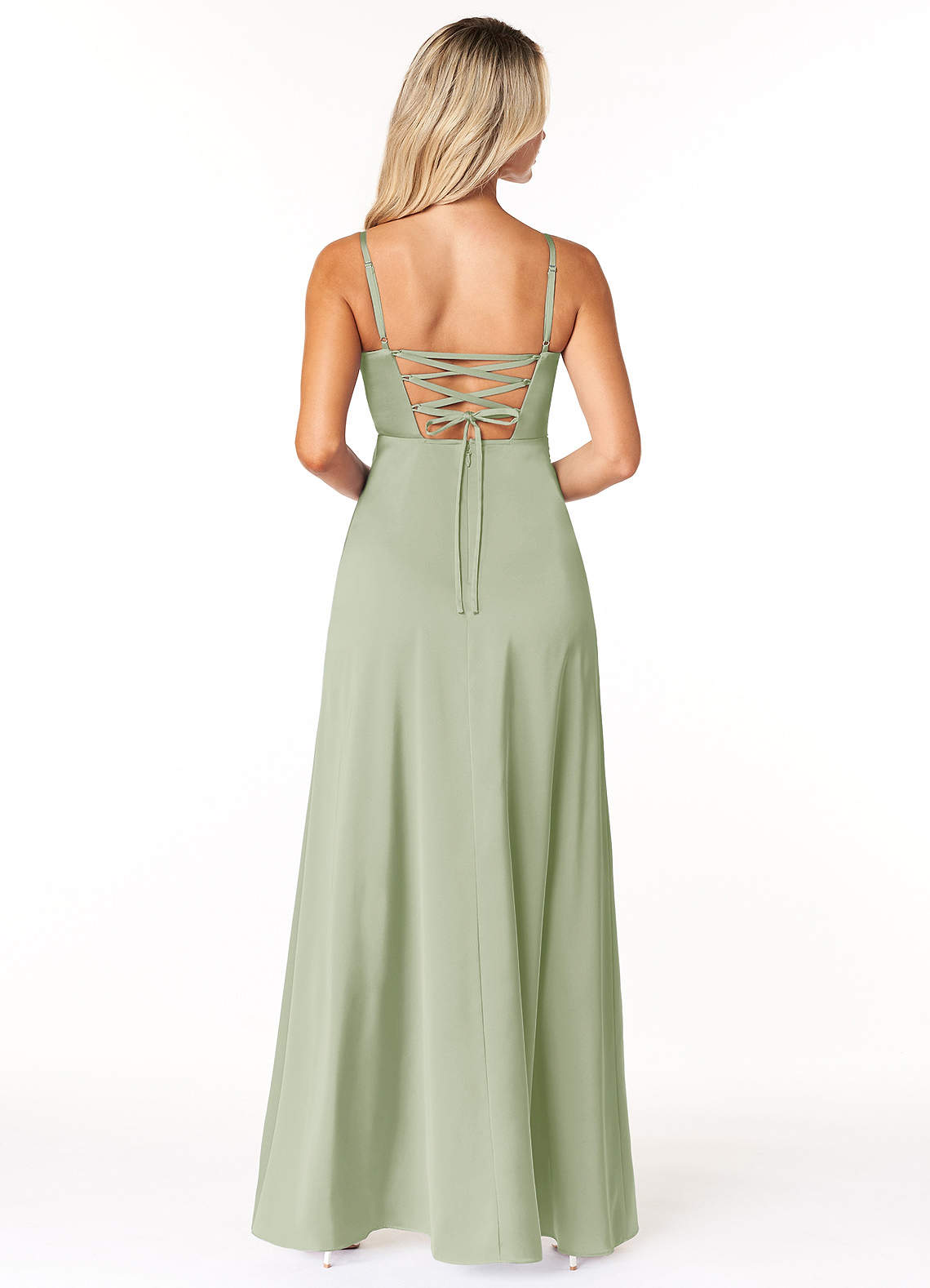 Marchella Stretch Satin Dress-AZ25884167-Endgültiger Verkauf