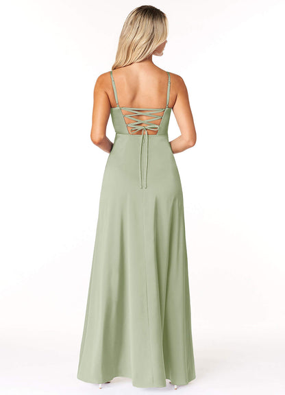 Marchella Stretch Satin Dress-AZ25884167-Endgültiger Verkauf