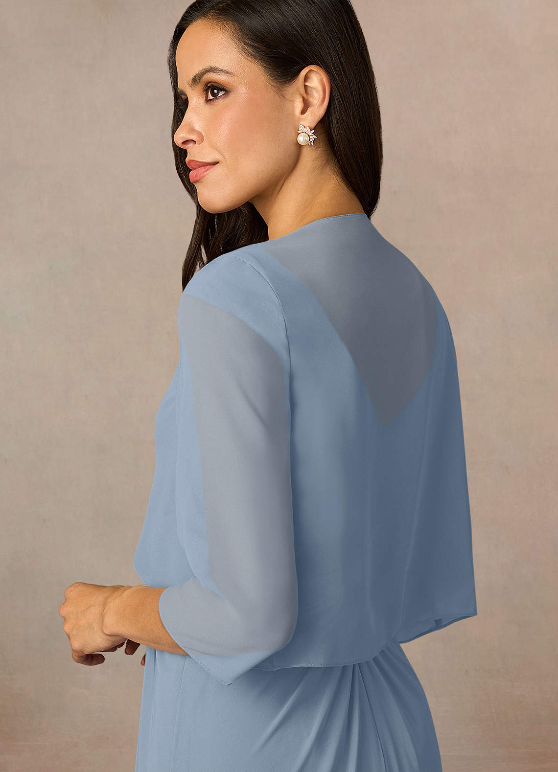 Matching Color Fisher Chiffon Wrap-AZ55175796-Letzte Chance