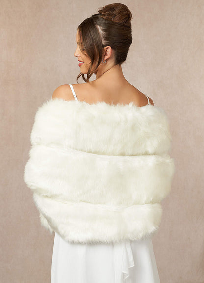 Joy Faux Fur Wrap-SF17507-Letzte Chance