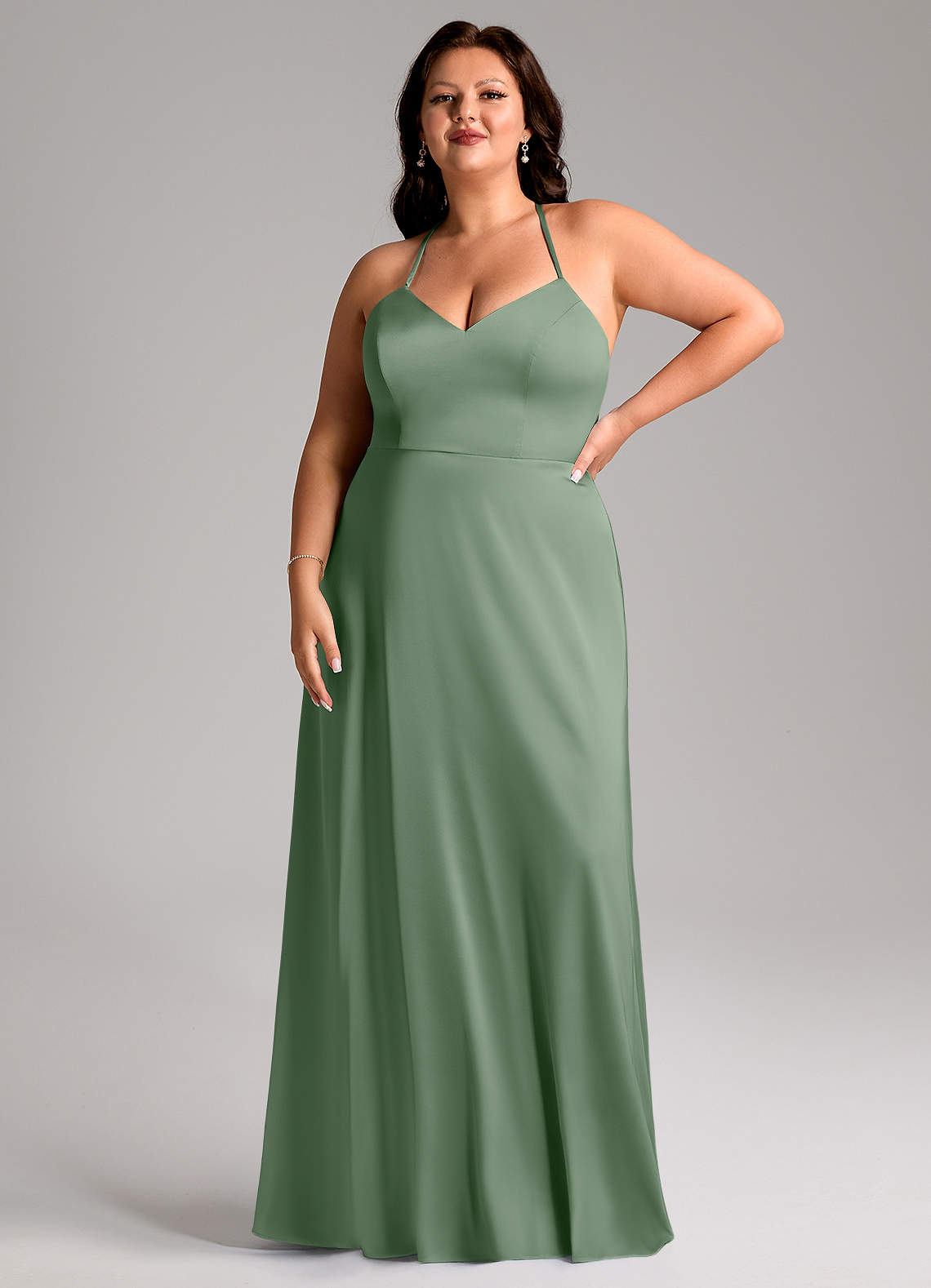 Mei Stretch-Satinkleid-AZ6570504-Letzte Chance