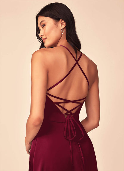 Mei Stretch-Satinkleid-AZ56207910-Endgültiger Verkauf