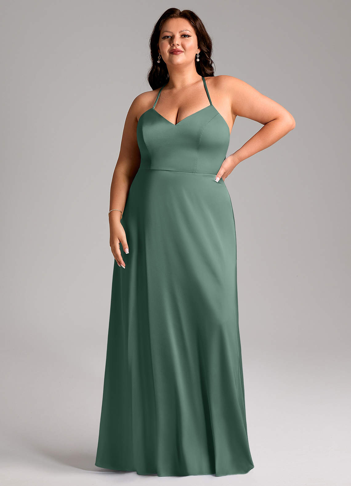 Mei Stretch-Satinkleid-AZ6661270-Letzte Chance