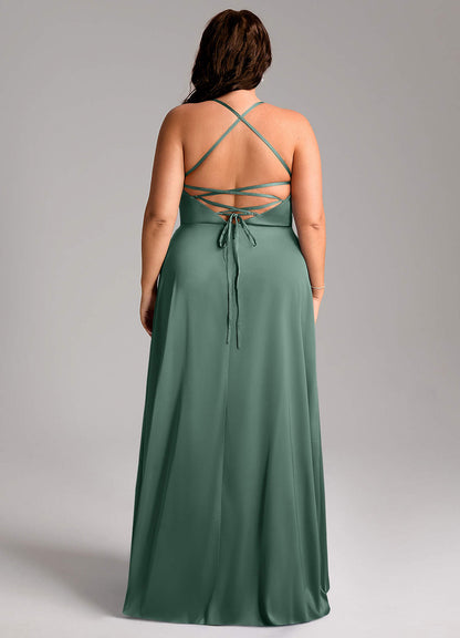 Mei Stretch-Satinkleid-AZ6661270-Letzte Chance