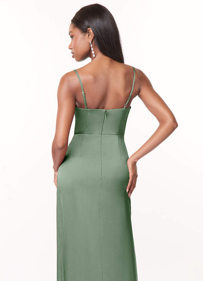 Maci Stretch-Satinkleid-AZ6903178-Letzte Chance