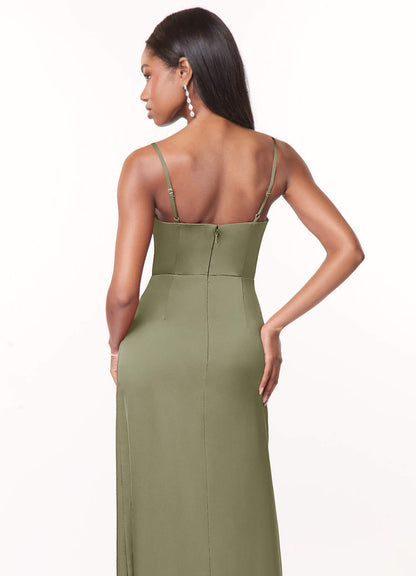 Maci Stretch-Satinkleid-AZ21915776-Endgültiger Verkauf