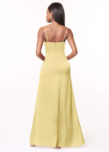 Maci Stretch-Satinkleid-AZ88929629-Endgültiger Verkauf