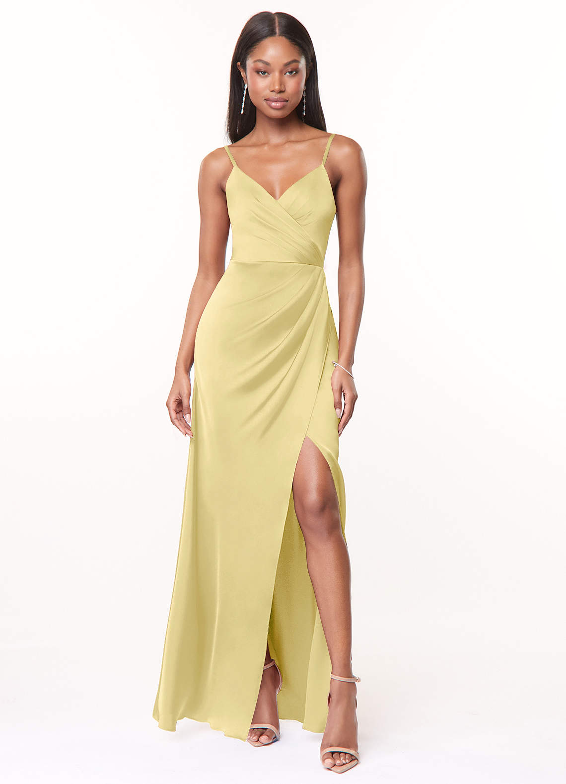 Maci Stretch-Satinkleid-AZ88929629-Endgültiger Verkauf