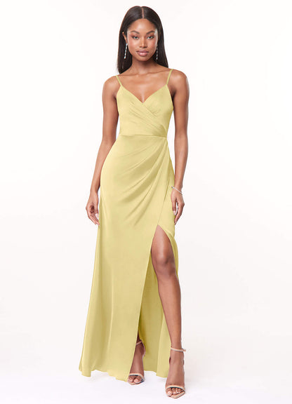 Maci Stretch-Satinkleid-AZ88929629-Endgültiger Verkauf