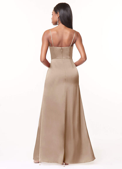Maci Stretch-Satinkleid-AZ55088145-Endgültiger Verkauf