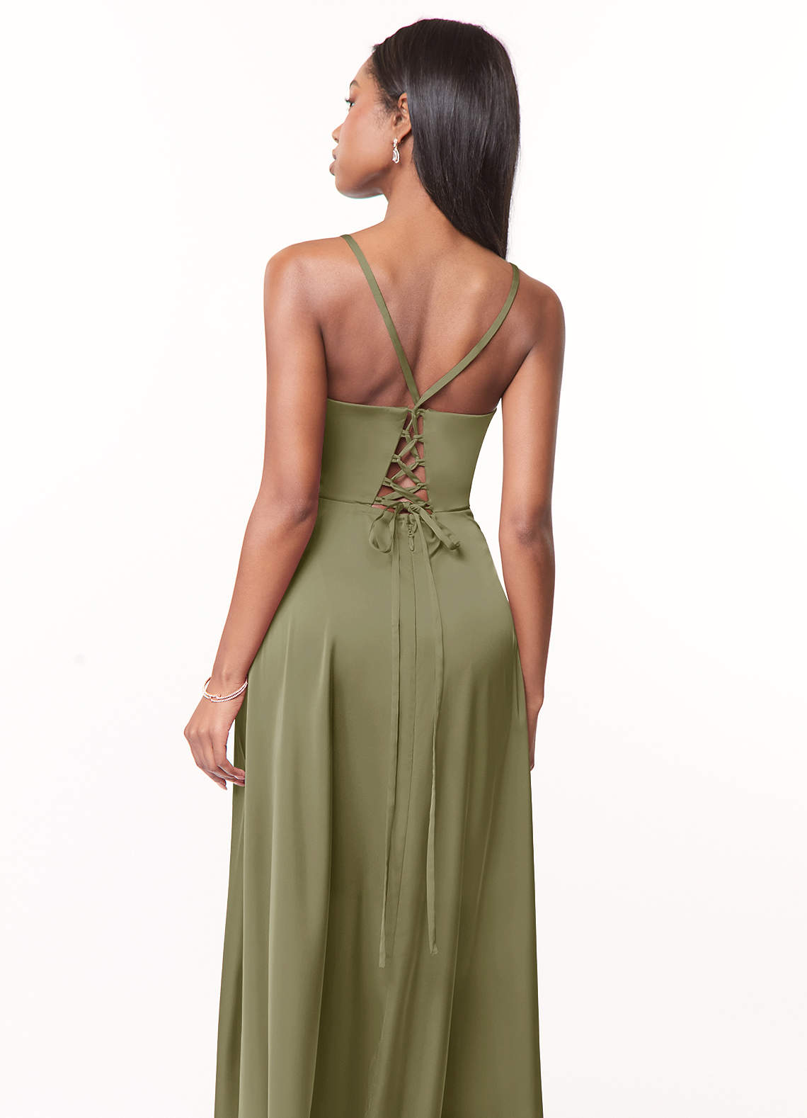 Maksim Stretch-Satinkleid-AZ41243584-Endgültiger Verkauf