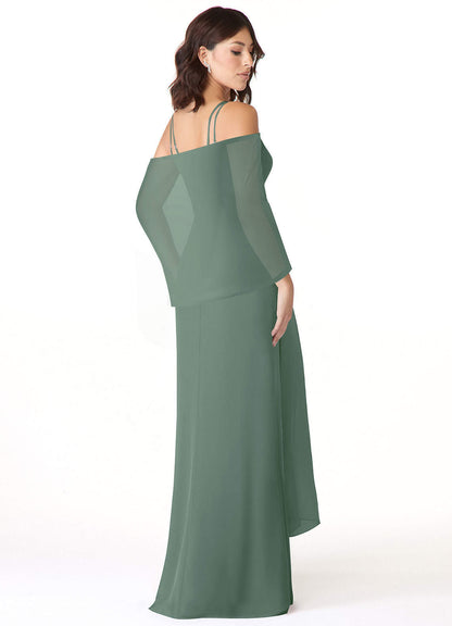 Matching Color Chiffon Shawl-AZ82117866-Letzte Chance