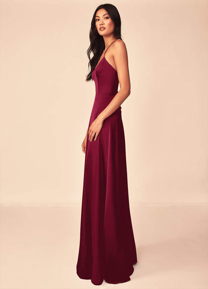 Mei Stretch-Satinkleid-AZ56207910-Endgültiger Verkauf