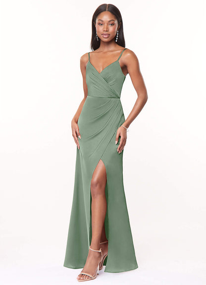 Maci Stretch-Satinkleid-AZ6903178-Letzte Chance