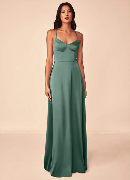 Mei Stretch-Satinkleid-AZ6661270-Letzte Chance