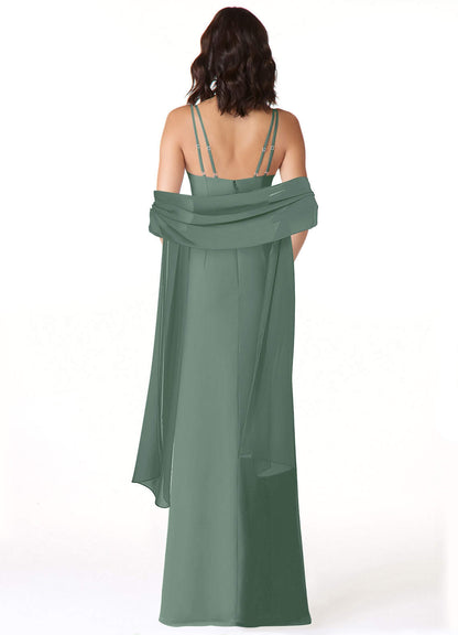 Matching Color Chiffon Shawl-AZ82117866-Letzte Chance