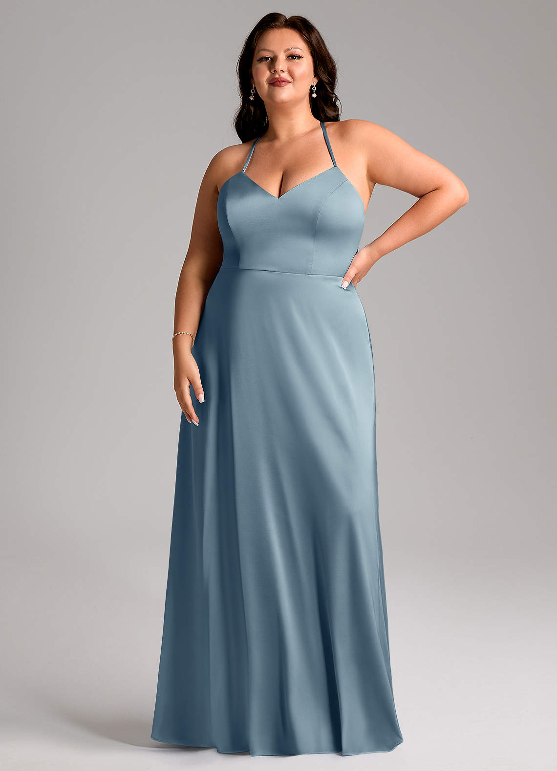 Mei Abito in Raso Elasticizzato-AZ94512210-Letzte Chance