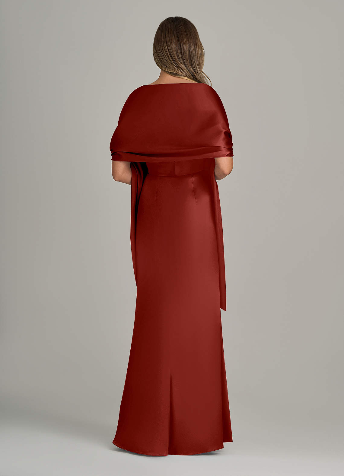 Matching Color Ireland Metallic Satin Shawl-AZ10052370-Letzte Chance