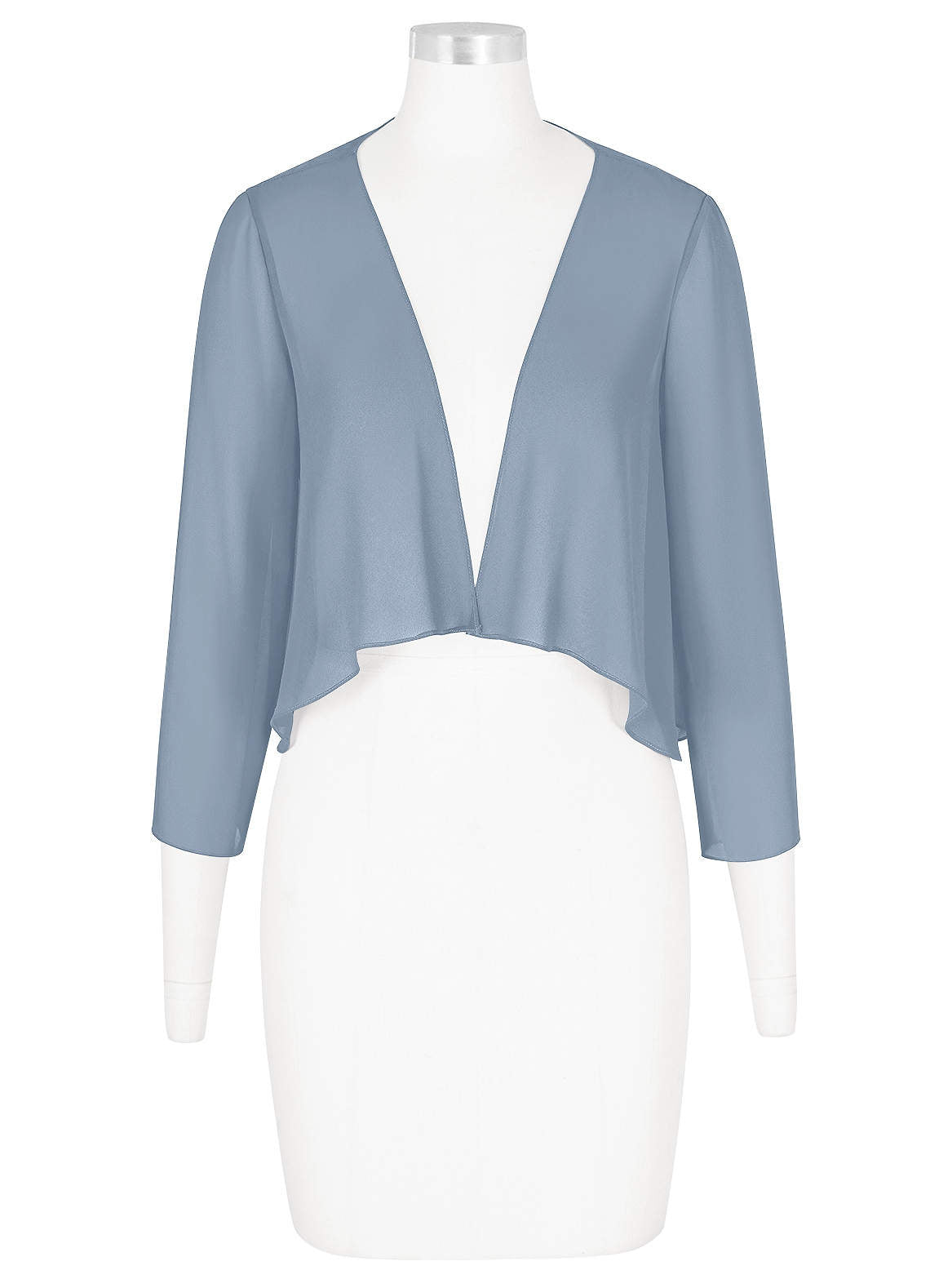 Matching Color Fisher Chiffon Wrap-AZ55175796-Letzte Chance